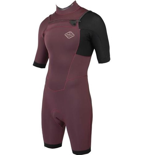 Combinaison Shorty Sooruz Fighter 2/2 Frontzip Wine