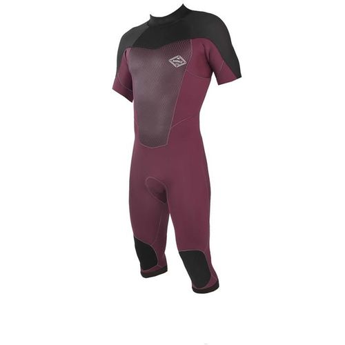 Combinaison Shorty Sooruz Fighter 2/2 Ss Cut Backzip Wine