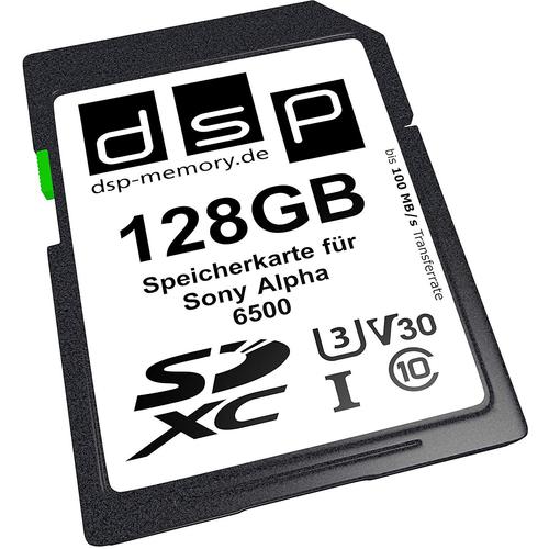 128GB Professional Taille V30 Carte mémoire pour Appareil Photo numérique Sony Alpha 6500