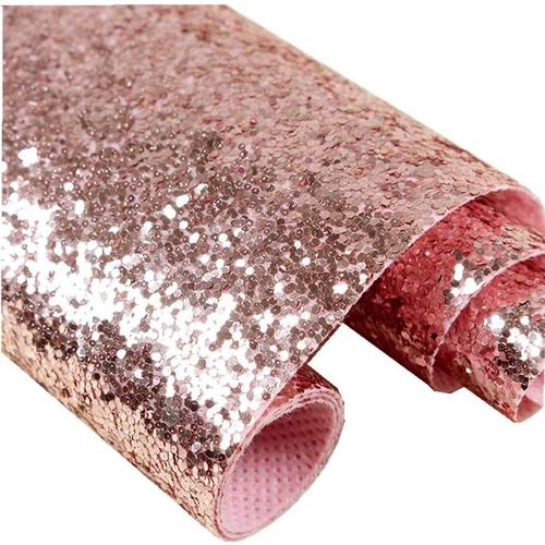 Or Rose Paillettes Papier Peint, Auto-adhésif Glitter Papier Peint Pour Le mur 44 cm x 5.[Z227]