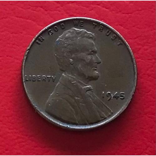 1 Cent - Lincoln Wheat Penny - 1945 - Usa