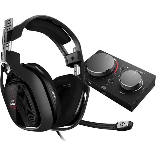 Casque Gamer + MixAmp Pro TR, 4ème Génération, Audio V2, Dolby Audio, Micro Détachable - Noir/Rouge.[Z552]