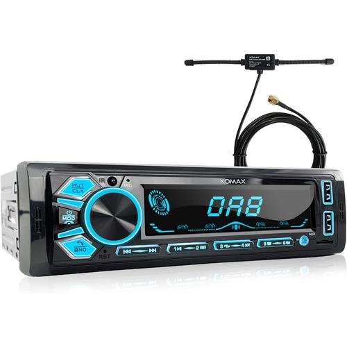 Autoradio avec Dab+ Radio I Bluetooth et Musique I Port USB (jusqu'à 128 GB) et Fente pour Cartes SD.[Z301]