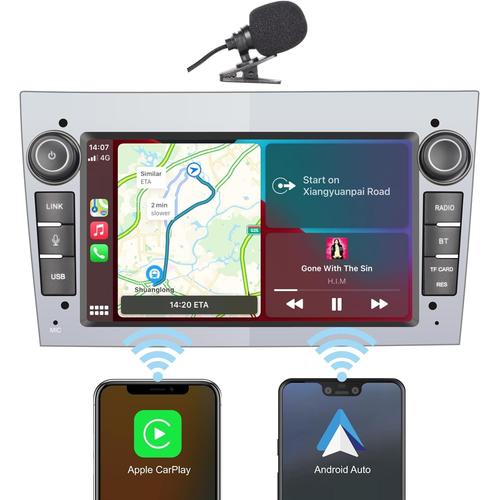 Autoradio pour Opel Antara Corsa Vivaro Combo Zafira avec Carplay Android Auto sans Fil, Screen Car Radio Receiver, Radio.[Z549]