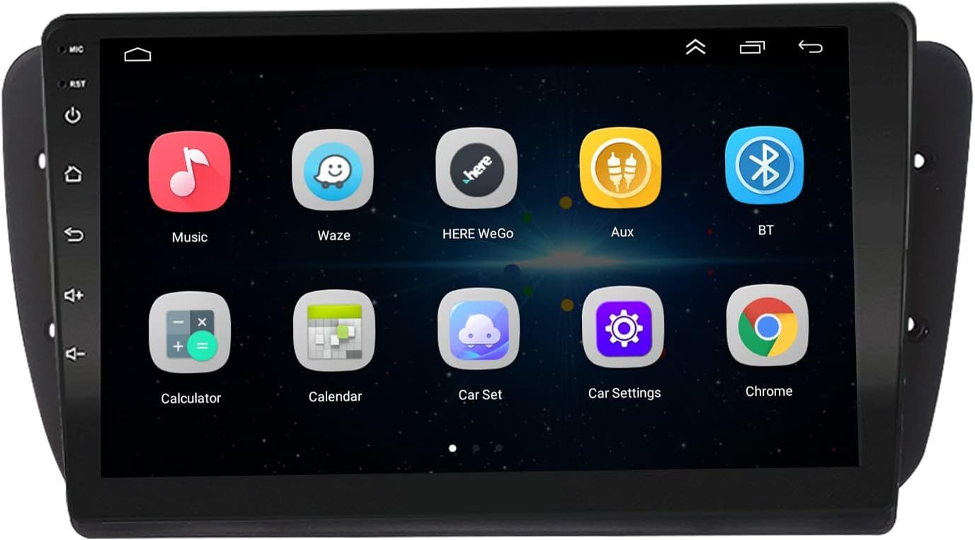 Carplay Android Auto Radio Stéréo Pour Seat Ibiza 6j 2009-2013 Avec Écran Tactile Capacitif De 9 Pouces.[Z1662]