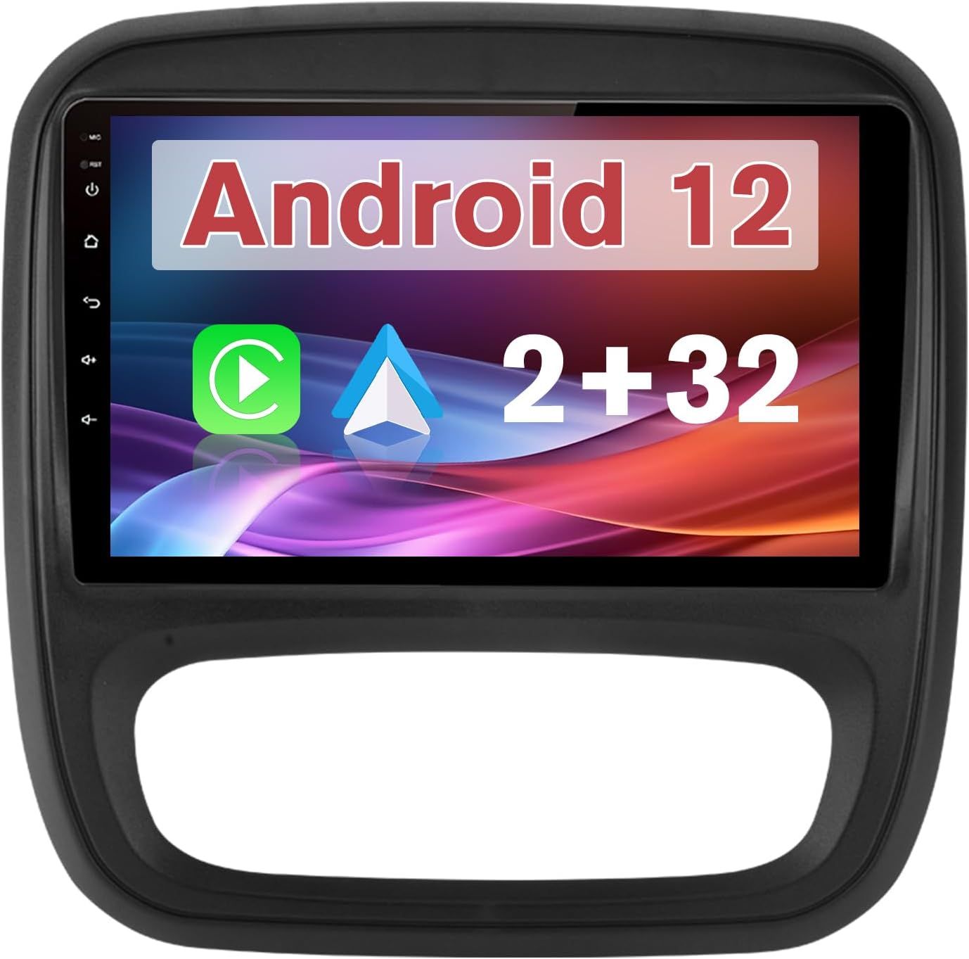 Autoradio Android 12 pour Renault Trafic (2014-2019) [2G+32G] Carplay, Android Auto, GPS, WiFi, Bluetooth, FM,GPS -.[Z1165]