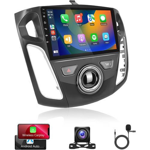 Stéréo de voiture Android pour Ford Focus 2012 - 2018 avec Carplay, Écran tactile 9"" Autoradio avec navigation GPS.[Z1729]