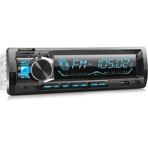 Autoradio avec Connexion la Bluetooth et Musique I Port USB (jusqu'à 128 GB) et Fente pour Cartes SD (jusqu'à.[Z218]