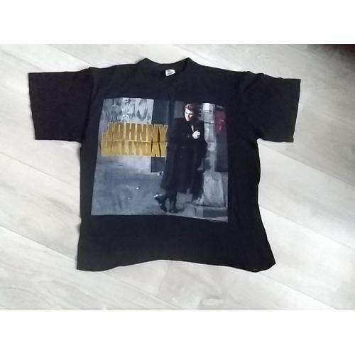 T-Shirt Johnny Hallyday Noir Xl