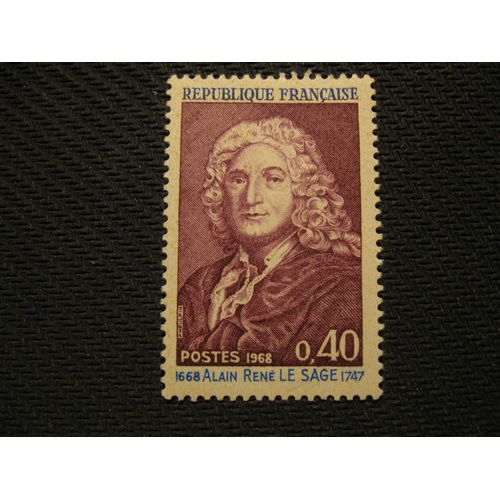 Timbre "Alain René Le Sage 1668/1747" 1968 - Y&t N° 1558