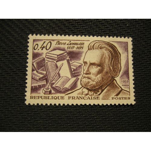 Timbre "Pierre Larousse 1817/1875" 1969 - Y&t N° 1560
