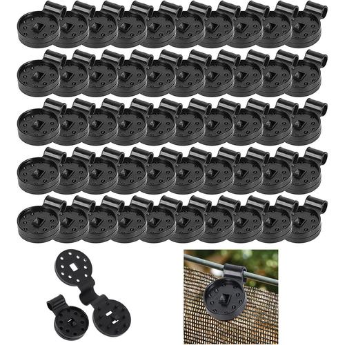 50 Pièces Clips Plastiques Pour Toile D'ombrage, Pour Toile De Clôture,Clip Spécial Avec ?Illet, Résistant À L'hiver[Z5922]