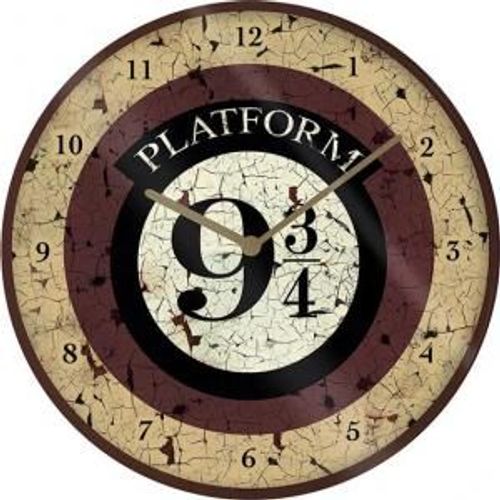 Noname Harry Potter - Platform 9 3/4 - Horloge En Plastique Diamètre 25cm