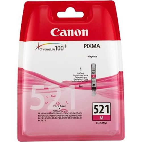 Canon CLI-521 Cartouche M Magenta (Emballage carton)