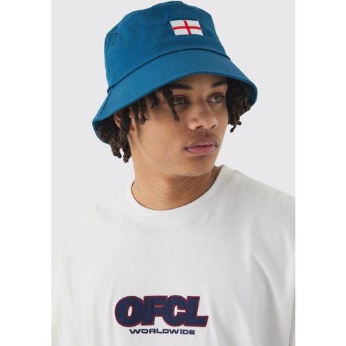 England Embroidered Bucket Hat In Blue Homme - Bleu - One Size, Bleu