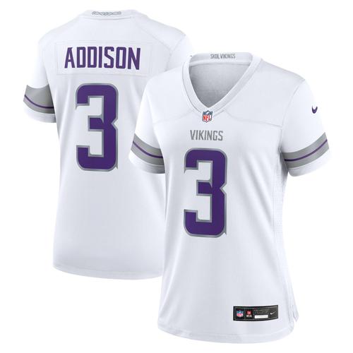 Minnesota Vikings Nike Alternate Game Jersey - Custom - Womens - Jordan Addison 3