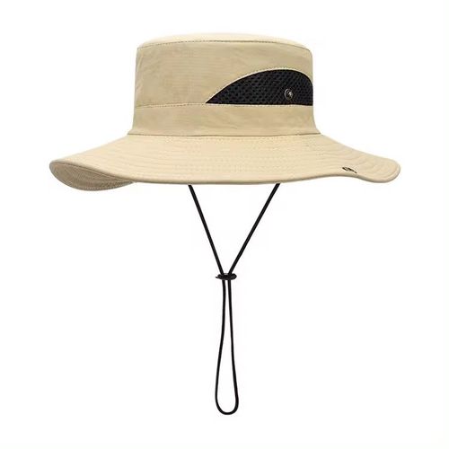 Chapeau Pour Homme Femme Anti Uv De Randonnée - Couleur Beige
