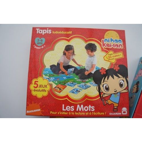 Tapis Ludoéducatif Les Mots Pour S'initier À La Lecture Et À L'écriture 3- 6 Ans