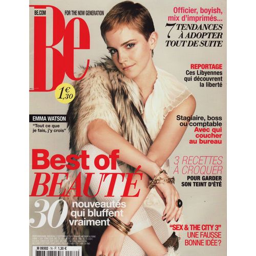 Be / 02-09-2011 N°76 : Emma Watson (4p) - Charlotte Gainsbourg (2p) - Sarah Lavoine (4p)