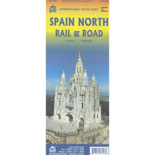 Spain North Rail And Road 1:700 000