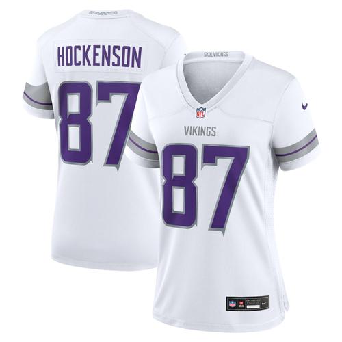 Minnesota Vikings Nike Alternate Game Jersey - Custom - Womens - T.J. Hockenson 87