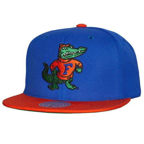 Casquette Snapback 2 Tons 2.0 Mitchell & Ness Royal/Orange Florida Gators Pour Hommes