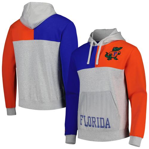 Sweat À Capuche À Motif Tie-Break Pour Hommes, Gris Chiné, Florida Gators, Mitchell & Ness