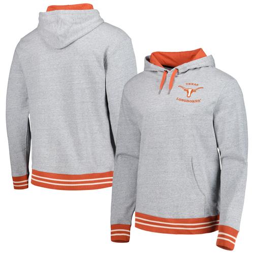 Sweat À Capuche Mitchell & Ness Pour Hommes, Gris Chiné, Texas Longhorns