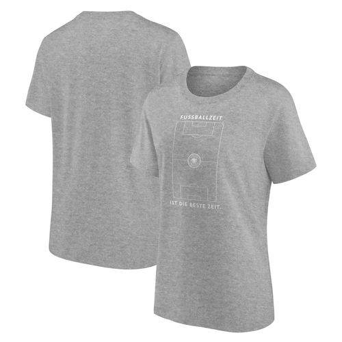 T-Shirt Graphique Dfb Fussballzeit - Gris Sport - Femmes