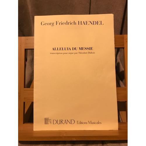 Haendel / Handel Alleluia Messie Transcr. Théodore Dubois Partition Orgue Durand