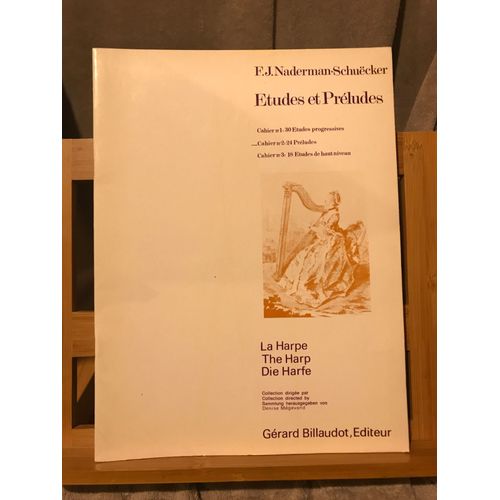 F.-J. Naderman Schuëker 24 Préludes Cahier 2 Partition Harpe Éditions Billaudot