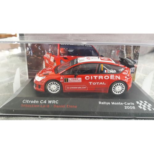 Citroen C4 Wrc Rallye Monte Carlo 2008 Sebastien Loeb Elena Ixo-Altaya-Altaya