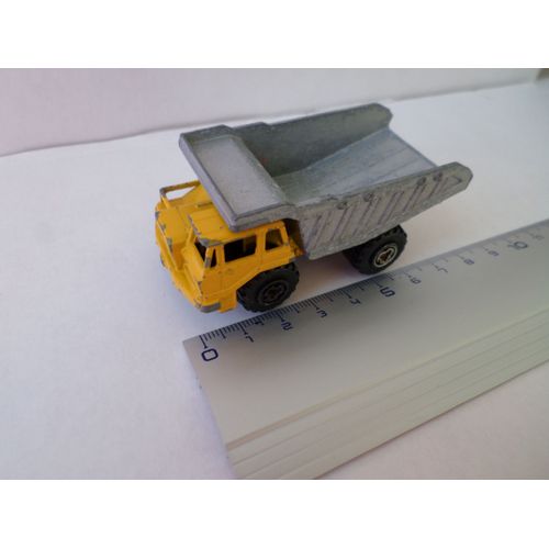 Camion Benne Modele Carriere Cabine Une Place Jaune-Majorette