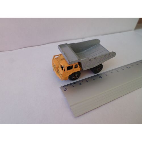 Camion Benne Modele Carriere Cabine Une Place Orange-Majorette