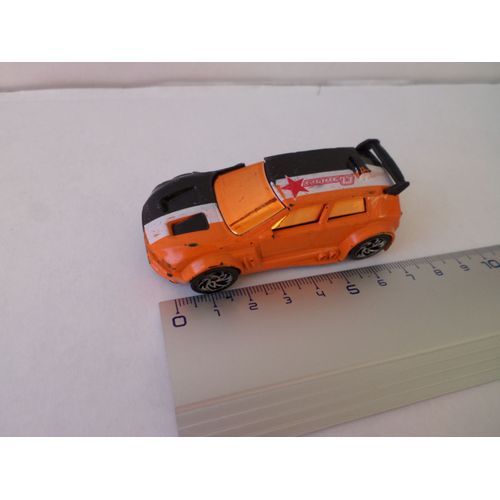 Voiture Rallye Sans Marque Orange / Noire-Majorette