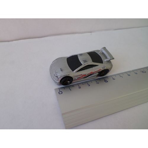 Coupe Sans Marque Gris Aileron Trait Rouge-Hot Wheels