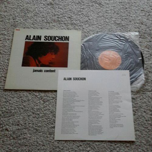Alain Souchon Jamais Content 33 Tours Album Vinyle