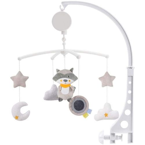 Mobile De Berceau De Bébé De Tournant Des Jouets D'animaux Mignons -Support Mobile Pour Berceau - Raton Laveur