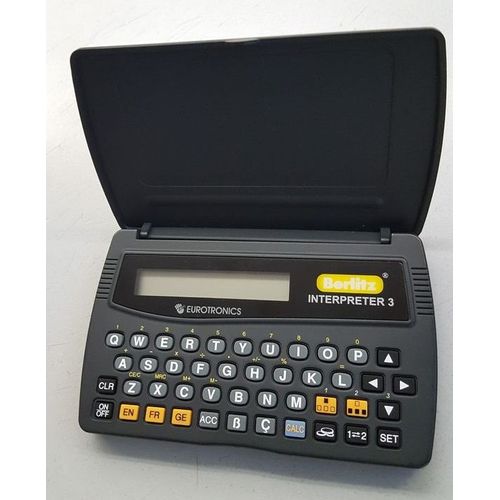 Berlitz Interpreter 3 by Eurotronics Traducteur EN-GE-FR, convertisseur, calculatrice