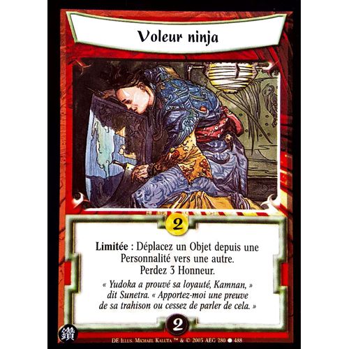 Carte Legend Of The Five Rings : Voleur Ninja 280/488