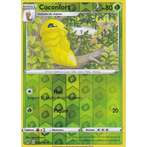 Carte Pokemon - Coconfort - 002/185 - Reverse - Épée Et Bouclier 4 - Voltage Éclatant - Eb4 - Vf