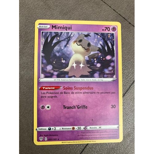 (841) Mimiqui 81/189 Pokemon