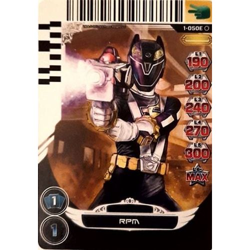 Carte Power Rangers - Rpm 1-050e