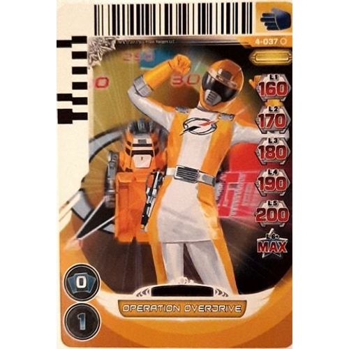 Carte Power Rangers - Operation Overdrive 4-037