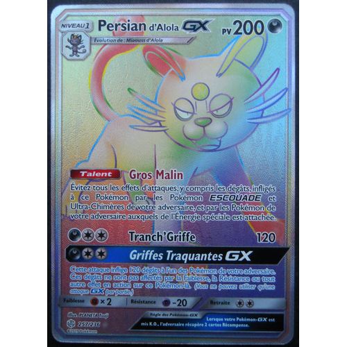 Persian D'alola Gx Secrète - Eclipse Cosmique - 257/236