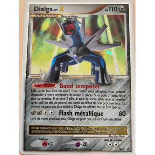 Carte Pokémon Rare Dialga Niv.X 110pv Holo Blackstar Dp37