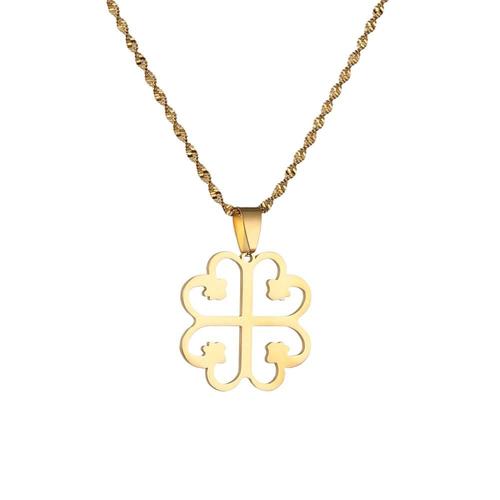 Collier Avec Pendentif En Acier Inoxydable, Symbole De L'adinkra Africain, Nyame Dua, Protection Et Présence De Dieu, Bijoux