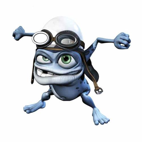 Autocollants De Moto, Décalcomanies De Voiture, Dessin Animé Crazy Frog, Accessoires Décoratifs, Anti Rayures, Décalcomanies Imperméables