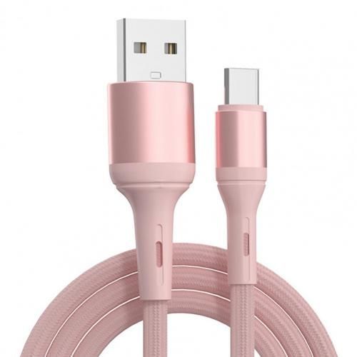 Câble 3a De Type C En Silicone Liquide, Cordon Usbc Pour Chargeur Rapide, 1m, Pour Samsung Huawei P40 P40 Pro Xiaomi 3a Usb C