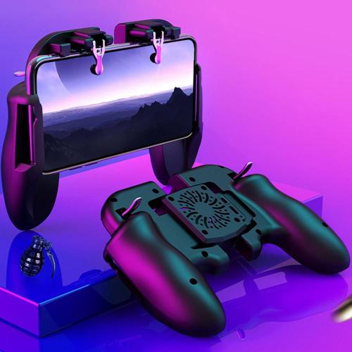 Manette De Jeu 3 En 1 Avec Poignée, Joystick/Déclencheur Pour Téléphones Intelligents Android/Iphone